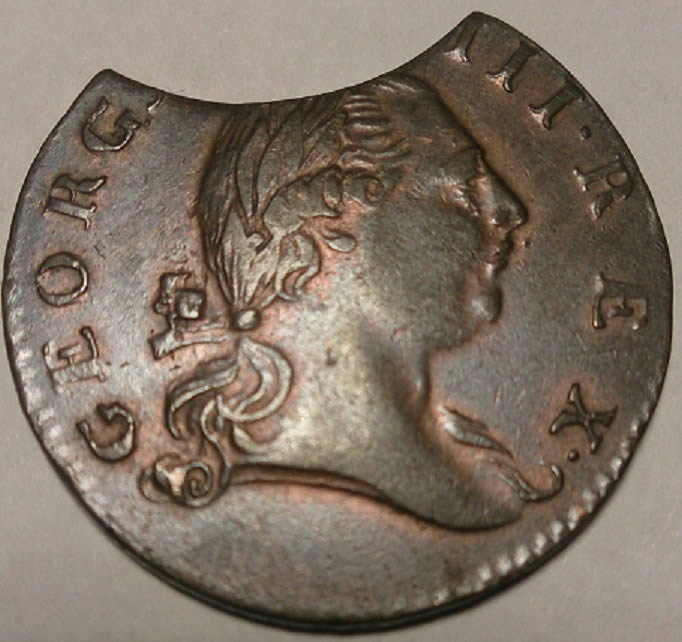 1773-Virginia-Colonial-Mint-Error-Clip-Planchet